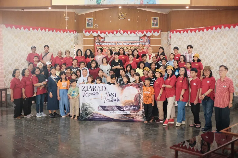 Menemukan Wajah Kristus di Boro: Catatan Reflektif Aksi Kasih Paskah Lingkungan St. Lidwina Sanden